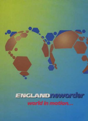 New Order - World In Motion - UK 12" Single - FAC293 vg/vg