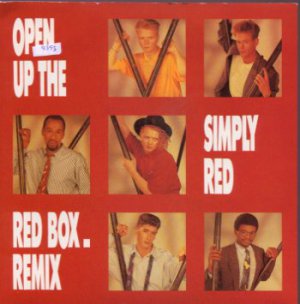Simply Red - Open Up The Red Box Remix - UK 7" Single - YZ75 ex+/m