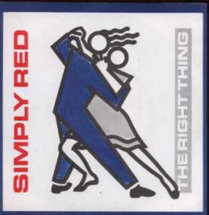 Simply Red - The Right Thing - UK 7" Single - YZ103 ex/m