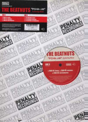 The Beatnuts Ft Akon - Find Us - EU 12" Single - PEN125001 ex/m
