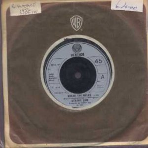 Status Quo - Break The Rules - UK 7" Single - 6059101 ex/ex