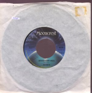 Nazareth - Broken Down Angel - UK 7" Single - Moon1 ex/ex