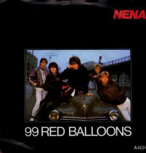 Nena - 99 Red Balloons - UK 7" Single - A4074 ex/ex