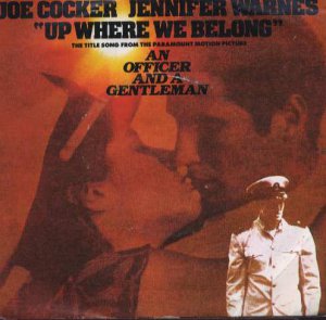 Joe Cocker & Jennifer Warnes - Up Where We Belong - UK 7" Single - WIP6830 vg/v