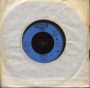 Gillan - Vengeance - UK 7" Single - ACRO3 vg/ex