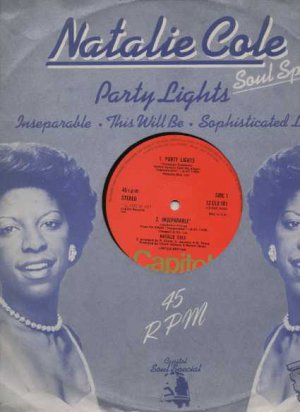 Natalie Cole - Party Lights - UK 12" Single - 12CLX101 vg/vg