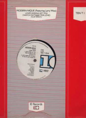 Modern-Ique ft Larry Woo - Love's Gonna Get You - UK 12" Single - TENT123 vg/vg