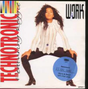 Technotronic Ft Reggie - Work - UK 7" Single - 657331-7 ex/m