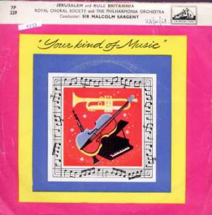 Royal Choral Society - Jerusalem - UK 7" Single - 7P229 vg/ex