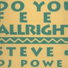 Steve G DJ Power - Do You Feel Alright - Italy 12" Single - PANPot12 ex/ex