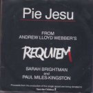 Sarah Brightman / Paul Miles-Kingston - Pie Jesu - UK 7" Single - WEBBER1 ex/m