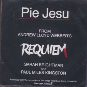 Sarah Brightman / Paul Miles-Kingston - Pie Jesu - UK 7" Single - WEBBER1 ex/m