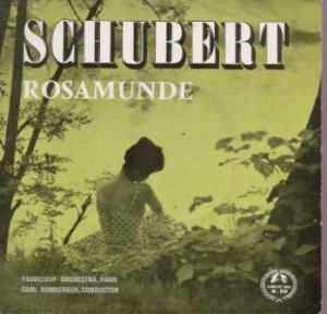 Pasdeloup Orchestra - Rosamunde - UK 7" Single - M956 ex/m