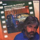 Michael McDonald - Sweet Freedom - UK 7" Single - MCA1073 ex/m