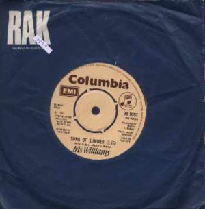 Iris Williams - Song Of Summer - UK 7" Single - DB9093 ex/ex