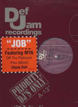 Foxy Brown Ft Mya - Job - USA 12" Single - def512-1 ex/ex