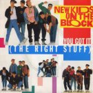 New Kids On The Block - You Got It (The Right Stuff) - UK 7" Single - BLOCK2 ex