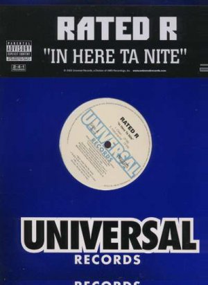 Rated R - In Here Ta Nite - USA 12" Single - 20944-1 ex/m