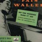 Thomas Fats Waller - New York Recordings March 11th 1936 - UK LP - CLP1042 ex/ex