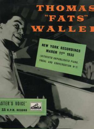 Thomas Fats Waller - New York Recordings March 11th 1936 - UK LP - CLP1042 ex/ex