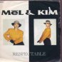Mel & Kim - Respectable - UK 7" Single - SUPE111 ex/m