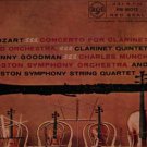 Mozart Concerto For Clarinet & Orchestra - Benny Goodman - UK Vinyl LP