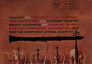 Mozart Concerto For Clarinet & Orchestra - Benny Goodman - UK Vinyl LP