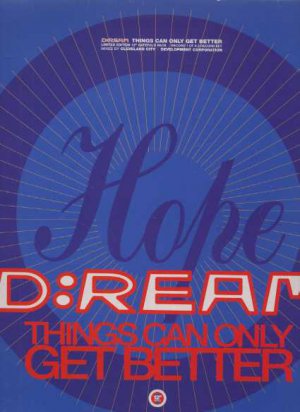 D:Ream - Things Can Only Get Better - UK 12" Single - MAG1010T ex/m