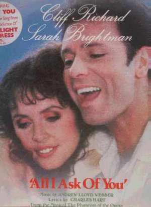 Cliff Richard / Sarah Brightman - All I Ask Of You - UK 12" Single - POSPX802 e
