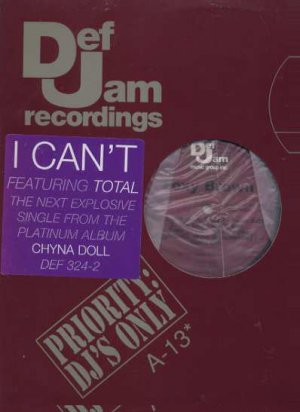 Foxy Brown - I Can't - USA 12" Single - DEF324-1 ex/m