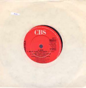 Martika - More Than You Know - UK 7" Single - 655526-0 ex/ex