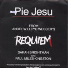 Sarah Brightman and Paul Miles-Kingston - Pie Jesu - UK 7" Single - WEBBER1 ex/