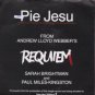 Sarah Brightman and Paul Miles-Kingston - Pie Jesu - UK 7" Single - WEBBER1 ex/
