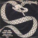 Whitesnake - Fool For Your Loving - UK 7" Single - BP352 g/ex