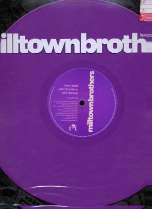 Milltown Brothers - Here I Stand - UK 12" Single - AMX758 ex/m