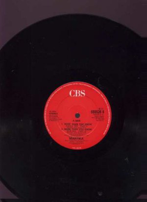 Martika - More Than You Know - EU 12" Single - 655526-6 ex/ex