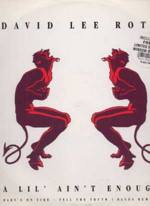David Lee Roth - A Lil' Ain't Enough - UK 12" Single - W002TW ex/ex