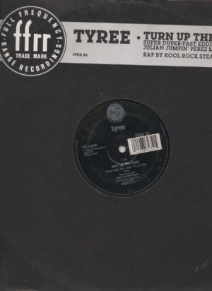 Tyree - Turn Up The Bass - UK 12" Single - FFRX24 vg/vg