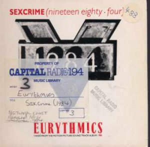 Eurythmics - Sexcrime (Nineteen Eighty Four) - UK 7" Single - VS728 ex/m