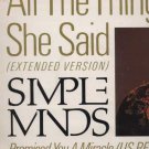 Simple Minds - All The Things She Said - UK 12" Single - VS860/12 vg/ex