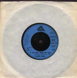 Elaine Paige - If You Don't Want My Love - UK 7" Single - ARIST381 ex/ex