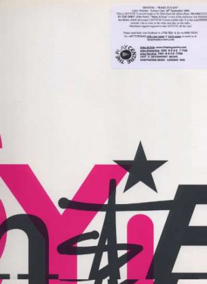 Shystie - Make It Easy - UK 12" Single -  ex/m