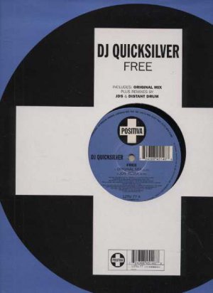 DJ Quicksilver - Free - UK 12" Single - 12TIV77 ex/m