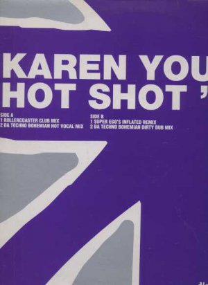Karen Young - Hot Shot '97 - UK 12" Single - 45003465 ex/ex