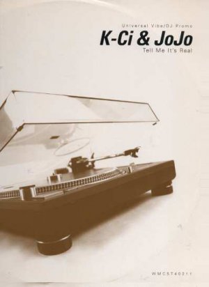 K-ci & JoJo - Tell Me It's Real - UK 12" Single - WMCST40211 ex/ex