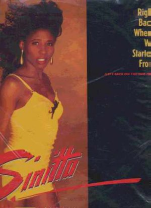 Sinitta - Right Back Where We Started From - UK 12" Single - 12FAN18 ex/ex