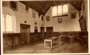 St Hugh's Charterhouse. Prior's Ante - Room Postcard