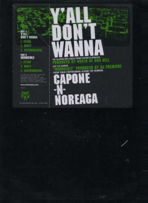 Capone-N-Noreaca - Y'all Don't Wanna - USA 12" Single - TB2149 ex/m