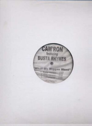 Cam'Ron Ft Busta Rhymes - What My Niggas Want - USA 12" Single -  ex/m