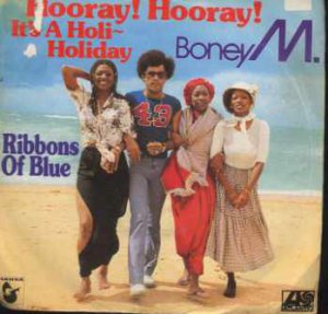 Boney M - Hooray Hooray It's A Holi-Holiday - UK 7" Single - K11279 f/m